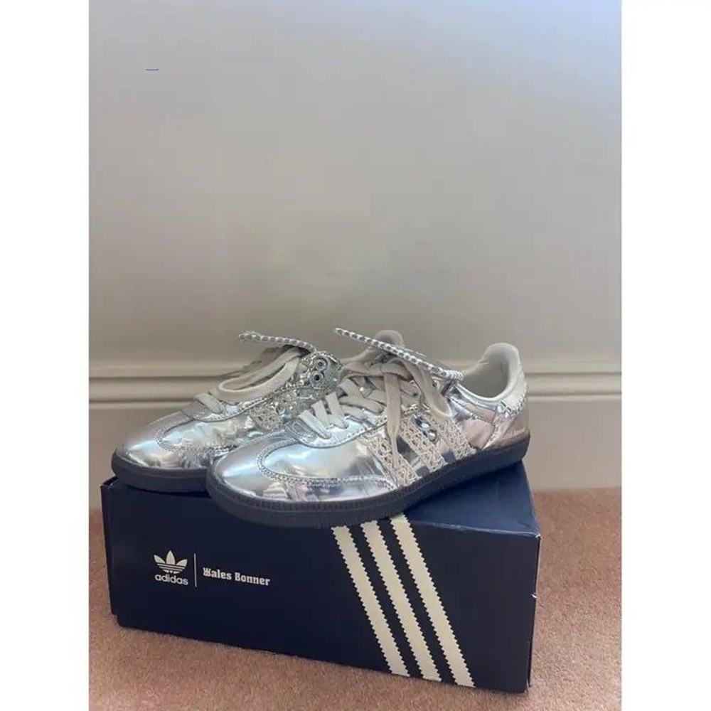 Wales Bonner x Adidas Silver Sambas